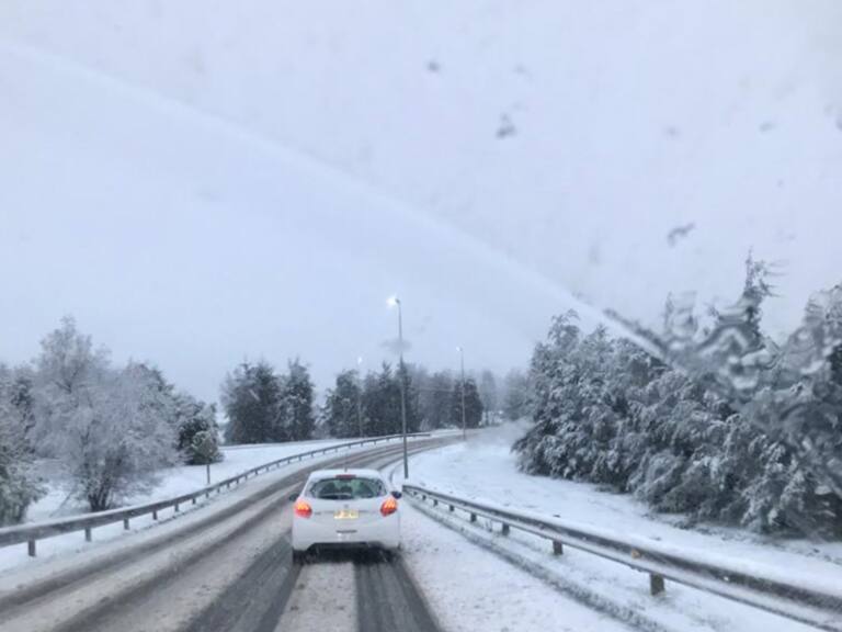 Nieve en la Araucanía