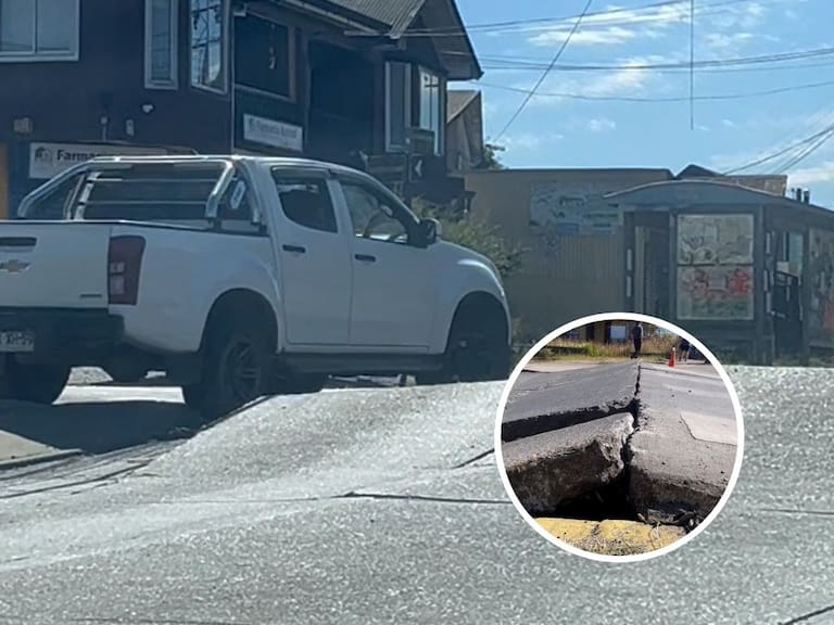 Ola de calor en el sur de Chile provoca roturas y levantamiento de pavimento en Chiloé