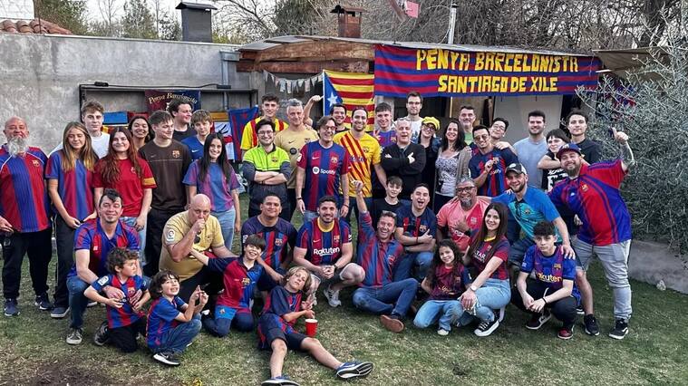 FC Barcelona reconoce como "oficial' la primera 'Penya Barcelonista' en Chile | Cedida