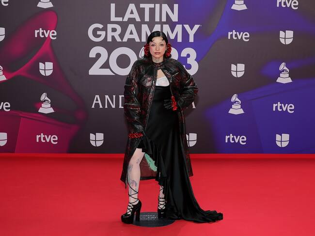 SEVILLE, SPAIN – NOVEMBER 16: Mon Laferte attends The 24th Annual Latin Grammy Awards on November 16, 2023 in Seville, Spain. (Photo by Neilson Barnard/Getty Images for Latin Recording Academy)