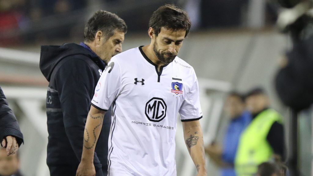 25 DE MAYO DE 2019/SANTIAGOJorge Valdivia, sale lesionado durante el partido valido por la fecha 14 del Campeonato Nacional AFP PlanVital 2019, entre Colo Colo vs Audax Italiano , disputado en el Estadio Monumental.
FOTO: RODRIGO SAENZ/AGENCIAUNO