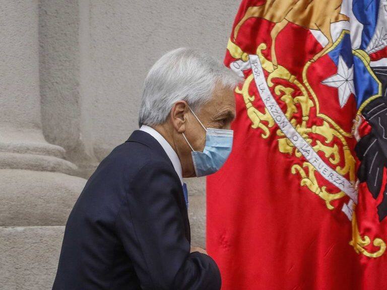 4 de noviembre del 2021/SANTIAGOEl Presidente de la República, Sebastián Piñera, durante la celebración por el Día Nacional de las Iglesias Evangélicas y Protestantes, que se realizó en el patio de Los Cañones del Palacio de La Moneda.
FOTO: SEBASTIAN BELTRAN GAETE/AGENCIAUNO