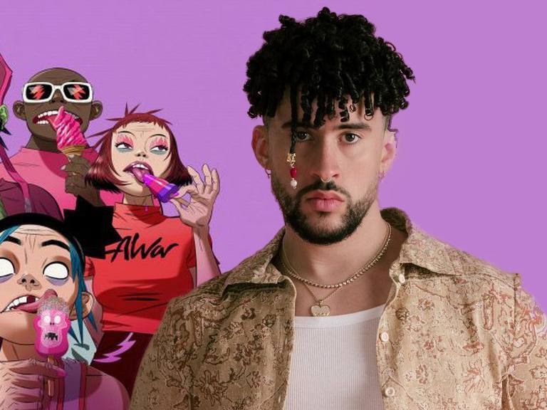 “Más o menos una canción de reggaetón”: Damon Albarn adelanta como será la canción de Gorillaz con Bad Bunny