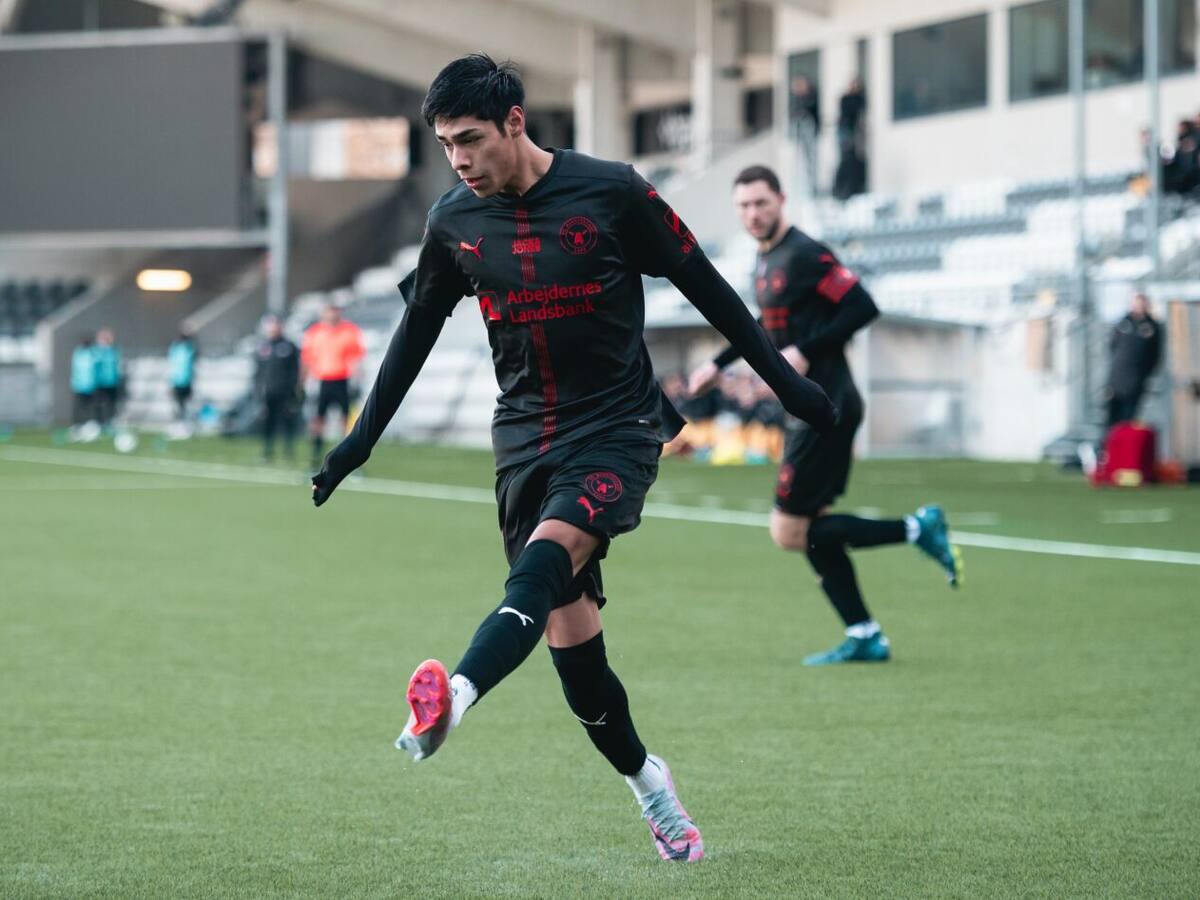 Darío Osorio se reencontró con el gol en duelo por la liga de reserva del fútbol danés