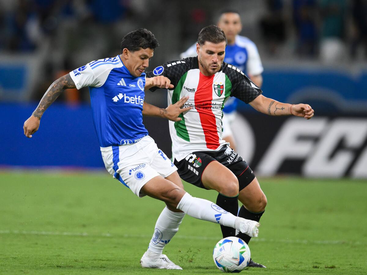 Palestino cae en su visita a Cruzeiro y jugará los playoffs de la Copa Sudamericana