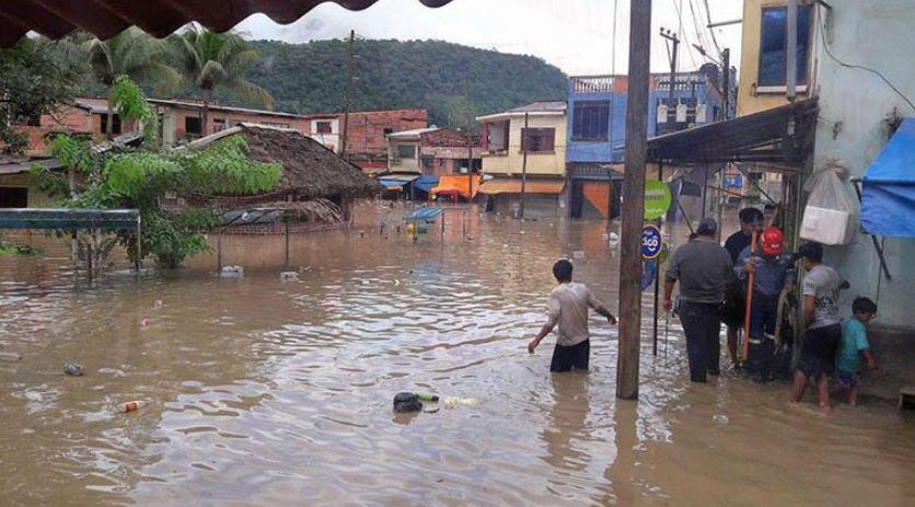 La inundación en el en el Territorio Indígena Parque Nacional Isiboro Sécure