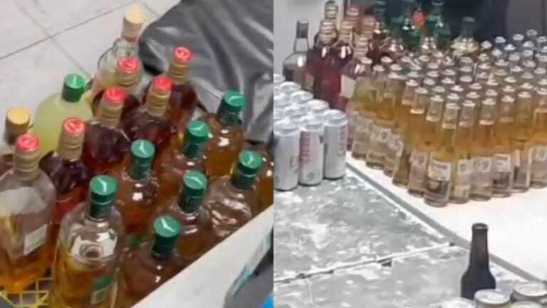 Tenían de todo: carabineros decomisa alcohol en fiesta clandestina con más de 100 asistentes en Quinta Normal