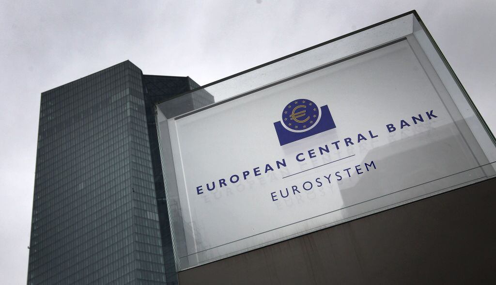 El edificio sede del Banco Central Europeo en la ciudad alemana de Frankfurt