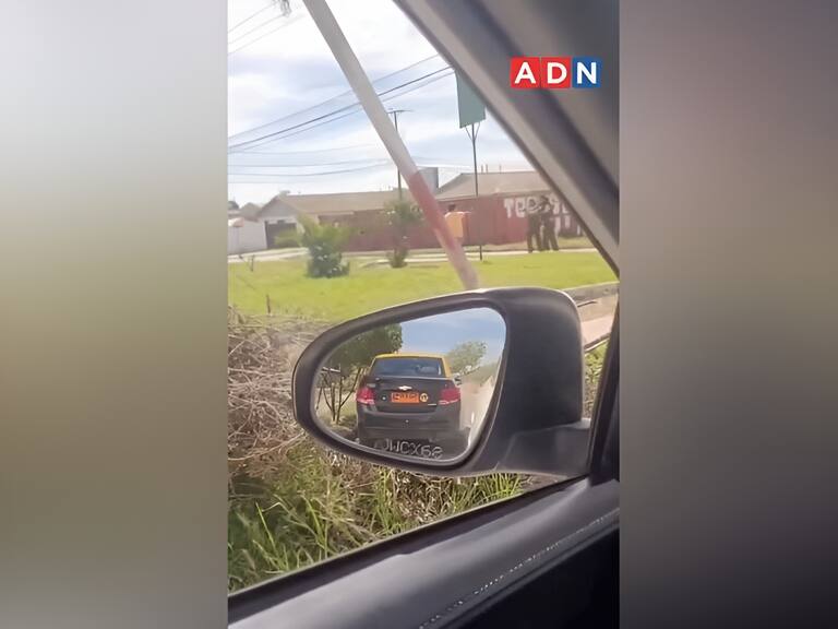 Captan momento exacto en que carabineros dispara a hombre en La Serena