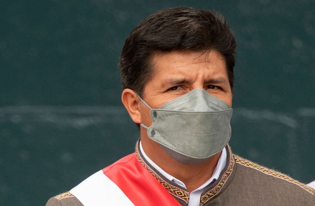 El presidente peruano Pedro Castillo