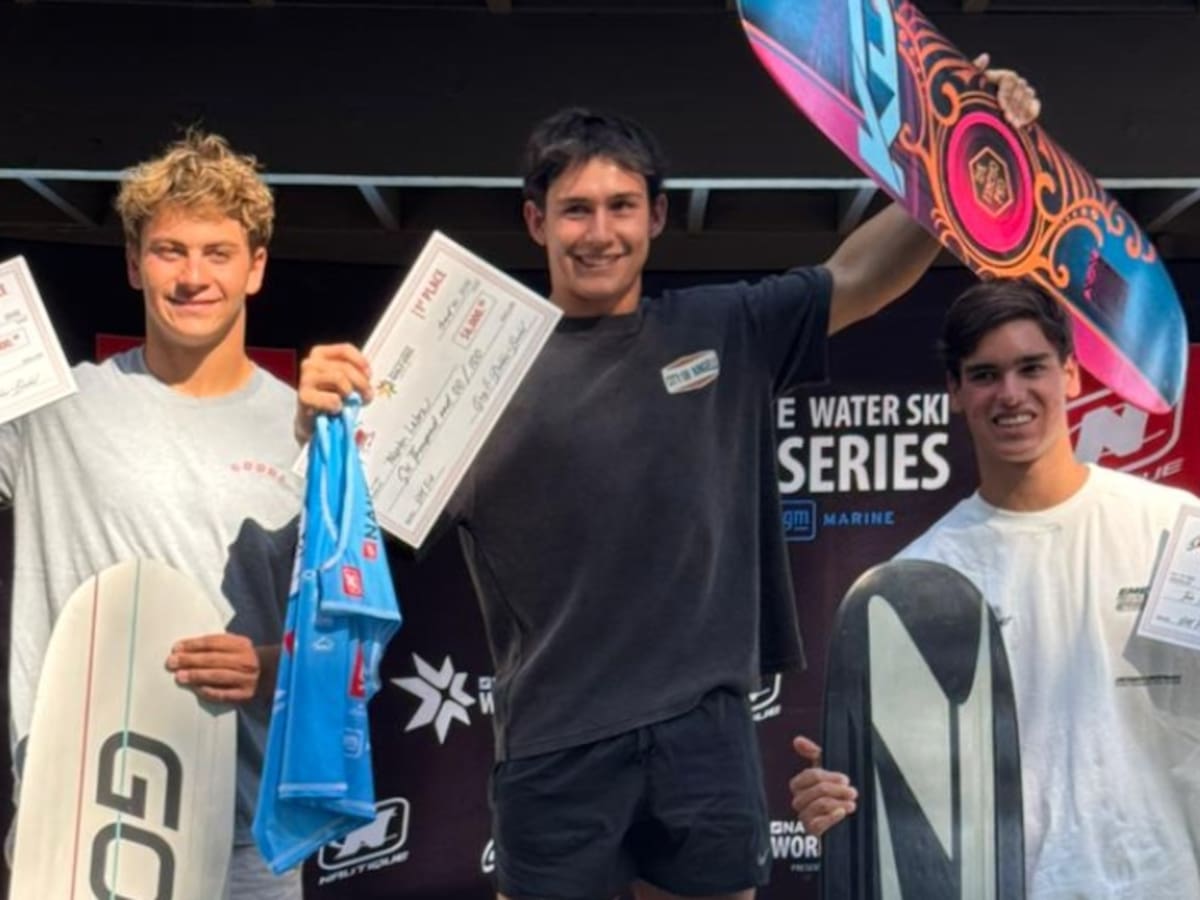 Dos chilenos ganan medallas en la fecha de la World Series de esquí náutico en Estados Unidos