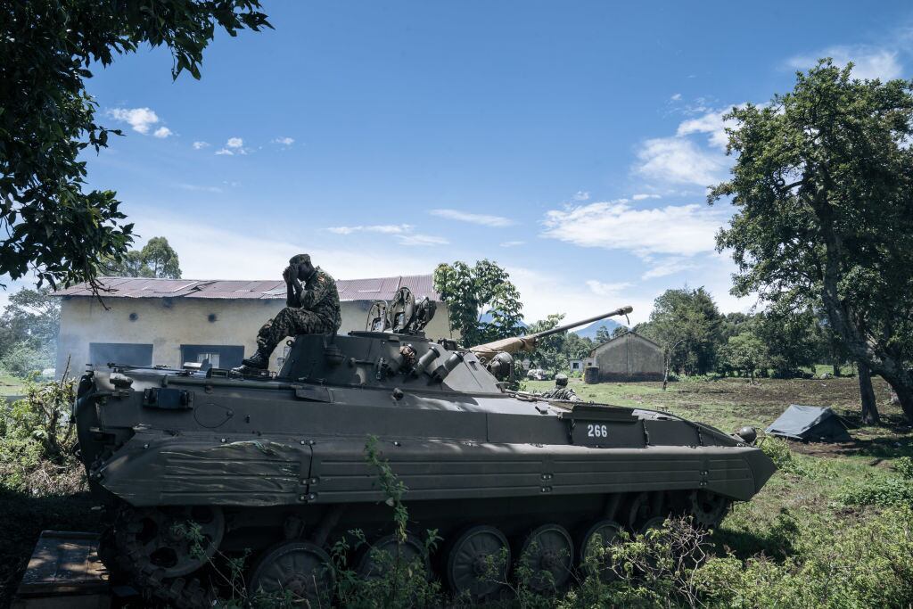 Soldados de Uganda avanza en zona de los rebeldes en RD del Congo