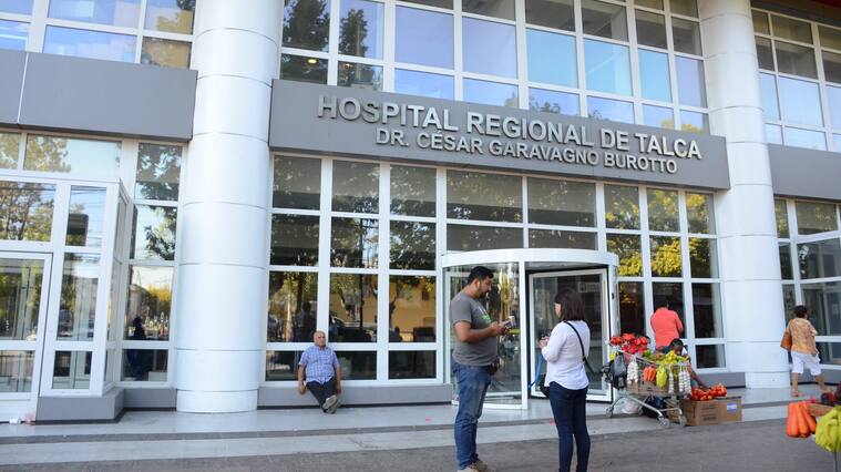 Hospital de Talca. Foto: Agencia Uno