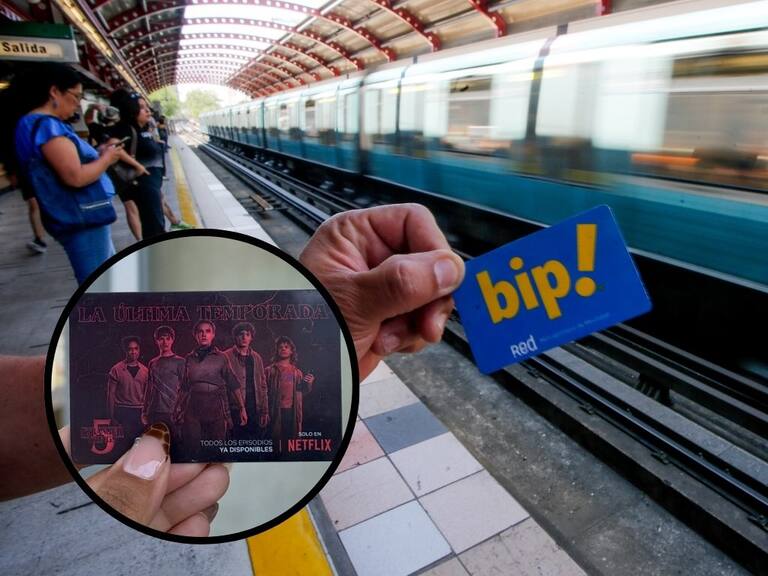 Furor en redes por la nueva Bip! de “Stranger Things”: estas son las estaciones donde podrás conseguir la tarjeta