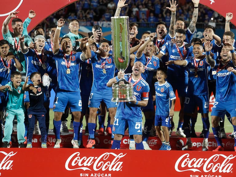 La U celebrando ante Ñublense en Copa Chile | Agencia Uno