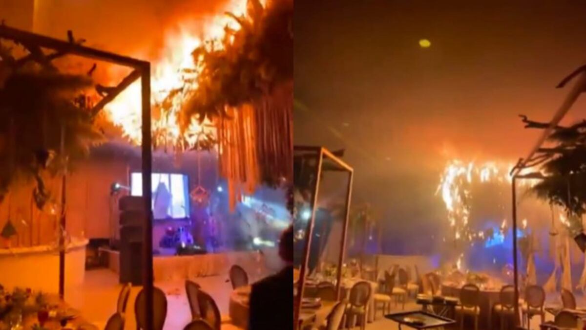 boda incendio viral