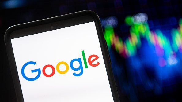 POLAND - 2022/09/02: In this photo illustration a Google logo seen displayed on a smartphone. (Photo Illustration by Mateusz Slodkowski/SOPA Images/LightRocket via Getty Images)