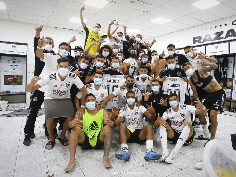 La eufórica celebración de Colo Colo tras victoria sobre la U en el Estadio Monumental