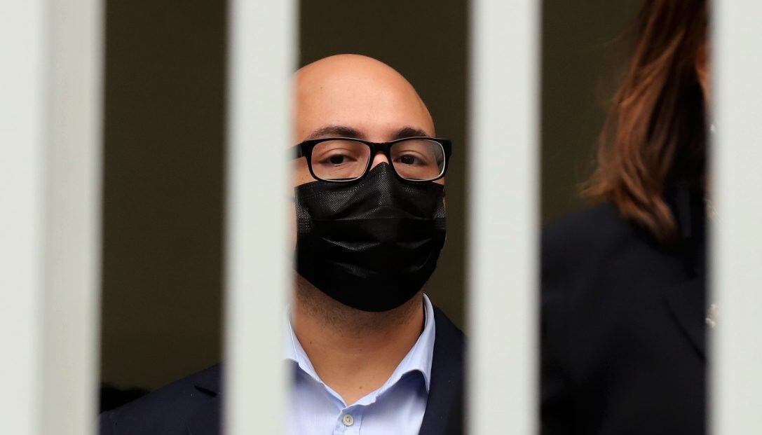 14 DE MARZO DE 2022/VIÑA DEL MAREn el Tribunal Oral de Viña del Mar se dio inicio al Juicio Oral contra Nicolás López,
acusado por delitos de violación y abuso sexual en carácter de reiterado y el delito de ultraje público.
FOTO: MANUEL LEMA OLGUIN/AGENCIAUNO
