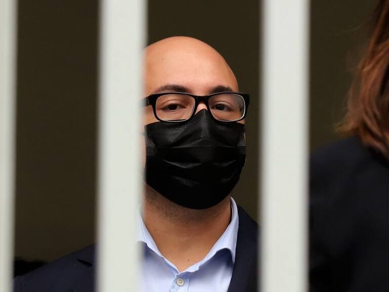 14 DE MARZO DE 2022/VIÑA DEL MAREn el Tribunal Oral de Viña del Mar se dio inicio al Juicio Oral contra Nicolás López,
acusado por delitos de violación y abuso sexual en carácter de reiterado y el delito de ultraje público.
FOTO: MANUEL LEMA OLGUIN/AGENCIAUNO