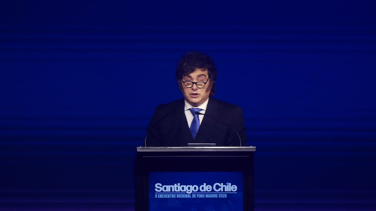 Milei da inicio al Foro Madrid en Santiago: “Batalla cultural”, pobreza y una polémica lectura de la historia de Chile