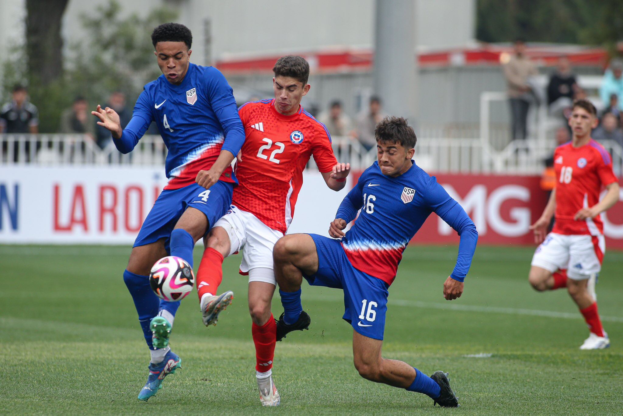 La Roja Sub 20 cayó inapelablemente ante Estados Unidos en partido amistoso | X: La Roja