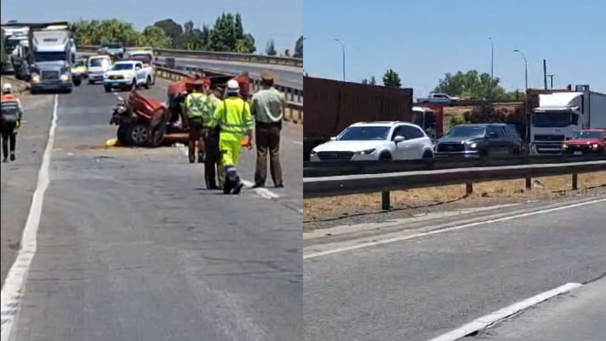 Fatal accidente de tránsito en el Maule deja a un menor de 7 años fallecido