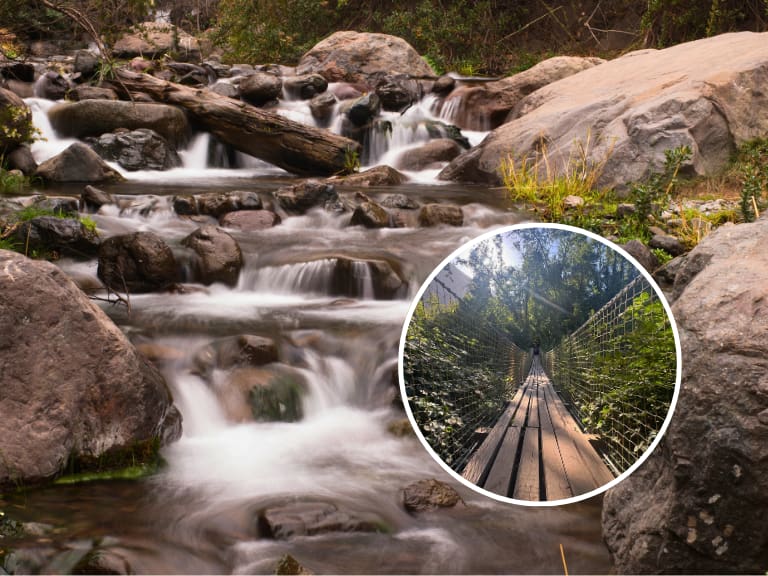 Bosques, cascadas cristalinas y vistas maravillosas: el parque en Santiago que te hará sentir como en un cuento