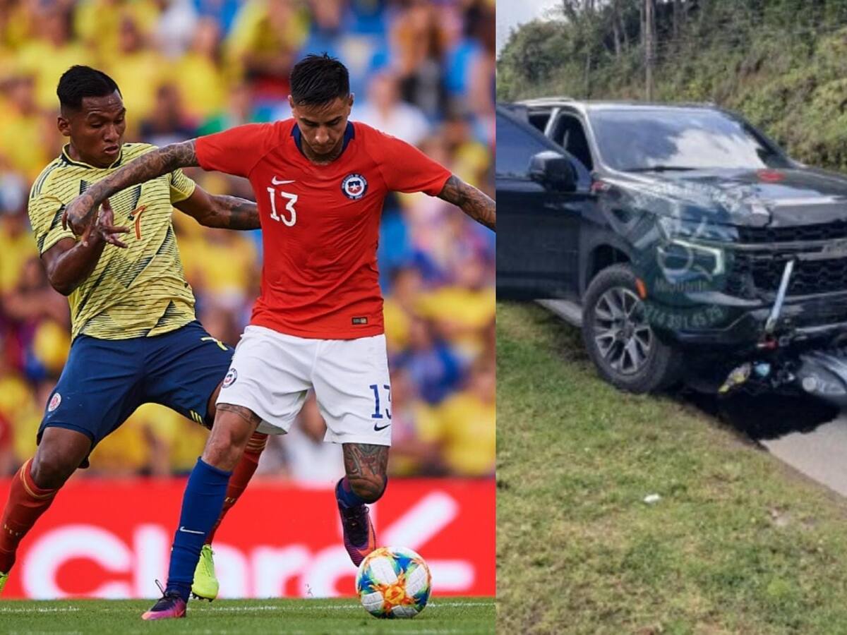 Ex seleccionado colombiano fue detenido tras provocar accidente en estado de ebriedad: motociclista resultó herido