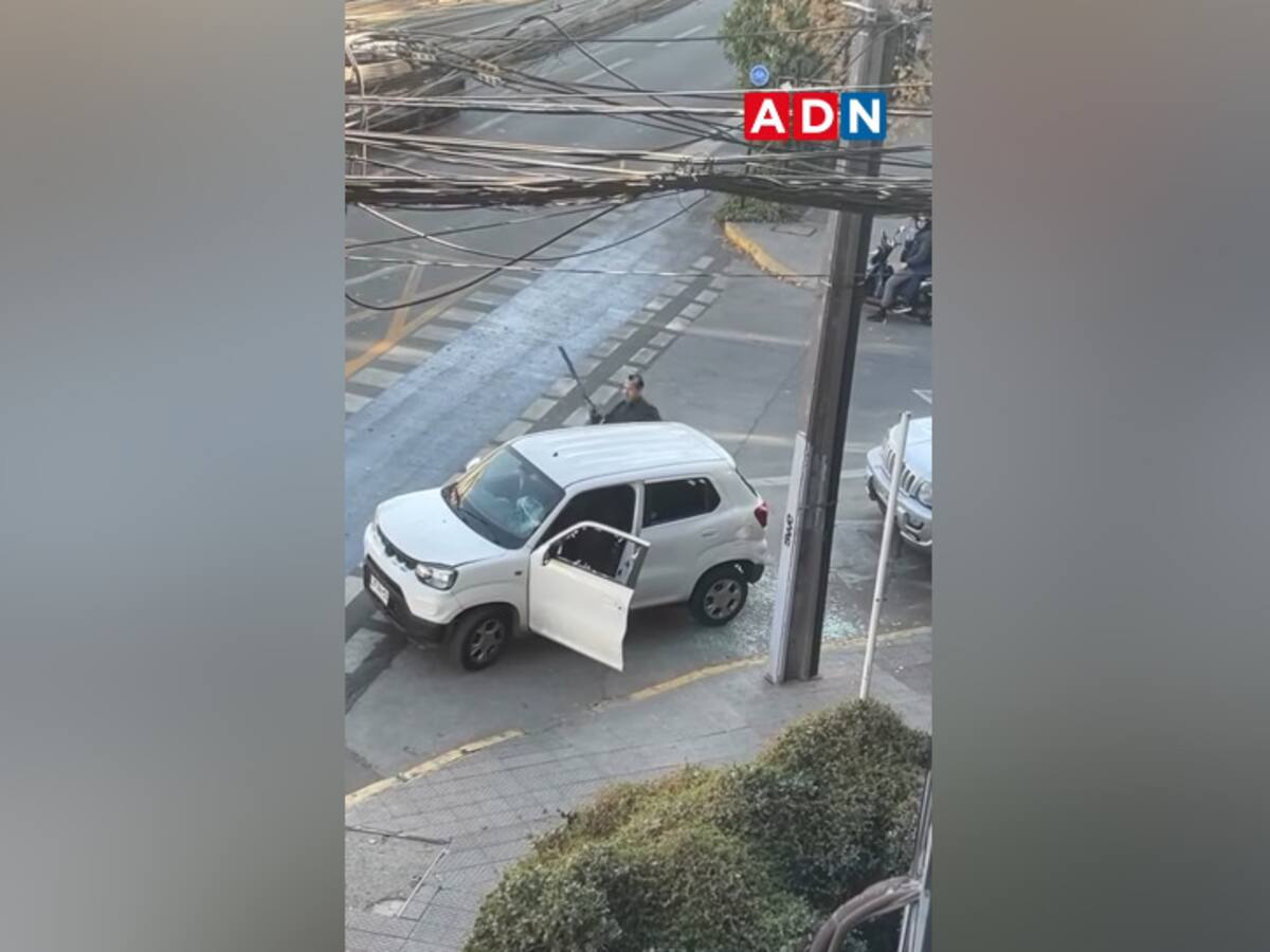 No era la primera vez: revelan historial de conductor protagonista de violento enfrentamiento en Providencia