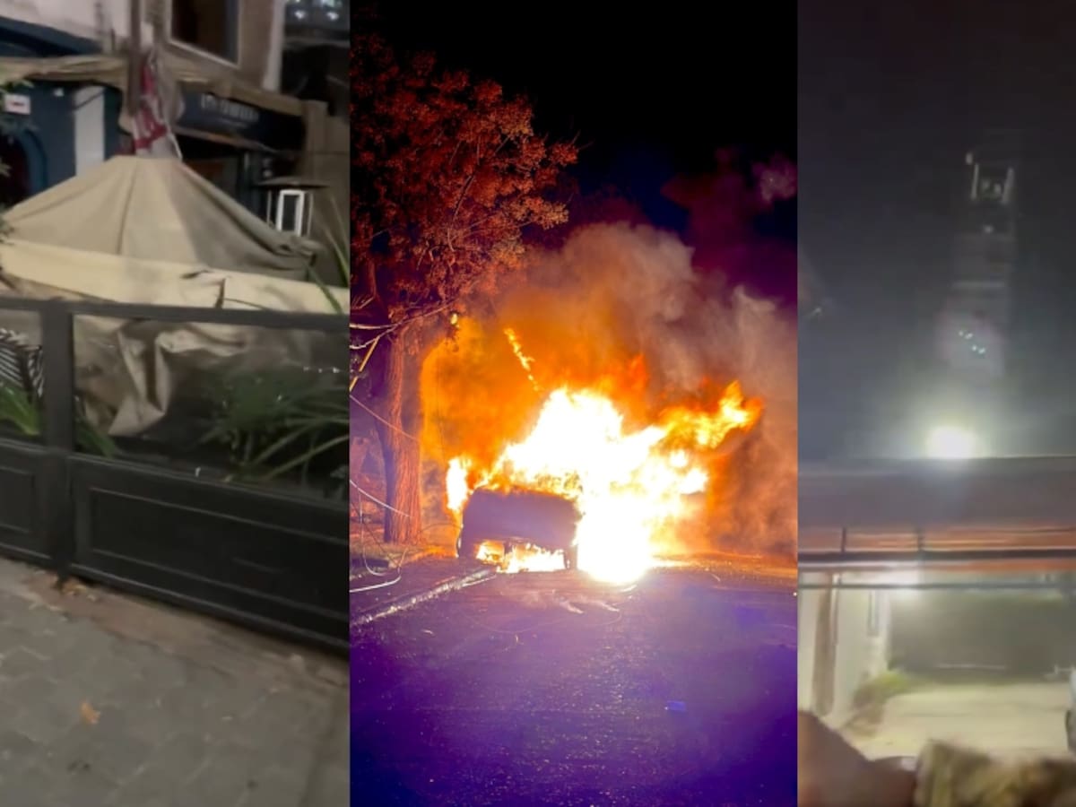 Autos quemados, caída de antena telefónica y árboles: los efectos y destrozos que ha dejado el sistema frontal en la región Metropolitana