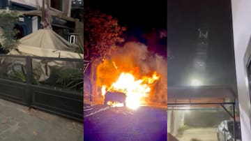 Autos quemados, caída de antena telefónica y árboles: los efectos y destrozos que ha dejado el sistema frontal en la región Metropolitana