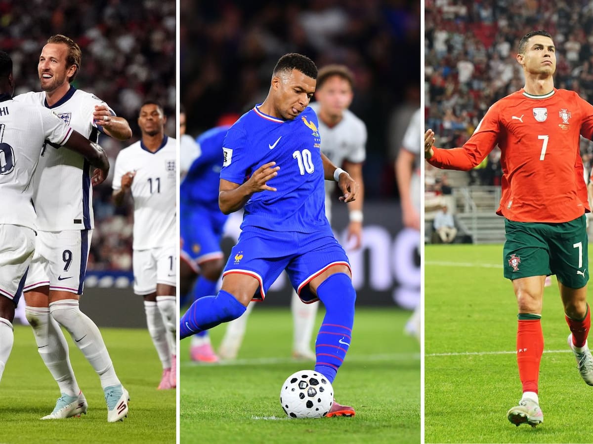 Eliminatorias Europeas: Inglaterra golea, Francia remonta y Portugal sufre para vencer a Hungría