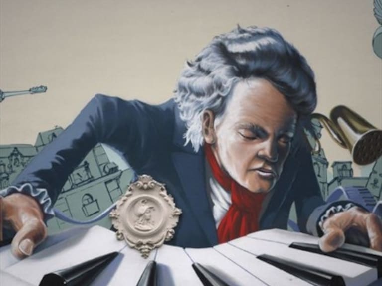 «Ciudadano a pata» se prepara para los 250 años del natalicio de Beethoven, y pasó por Villa Baviera