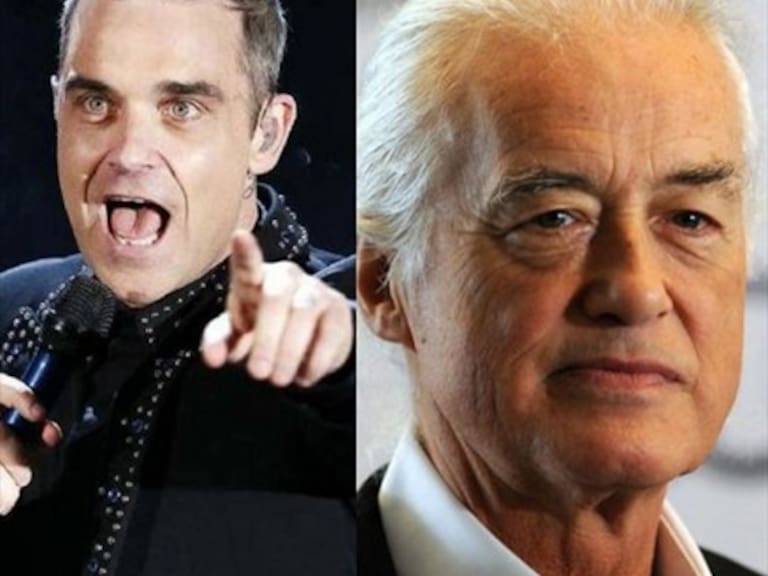 Robbie Williams atormenta a Jimmy Page poniendo música de Black Sabbath a todo volumen