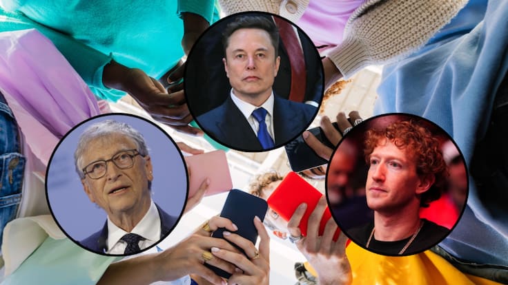 El fin de los celulares: esto es lo que dicen Gates, Musk y Zuckerberg