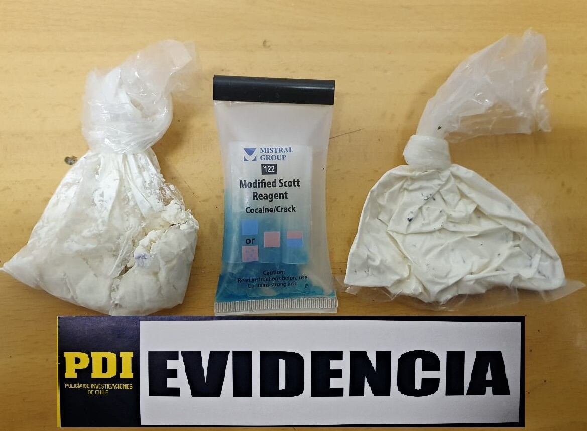 Intento de ingreso de droga / Policía de Investigaciones