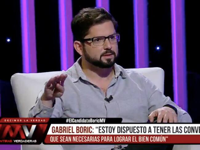 Gabriel Boric en Mentiras Verdaderas