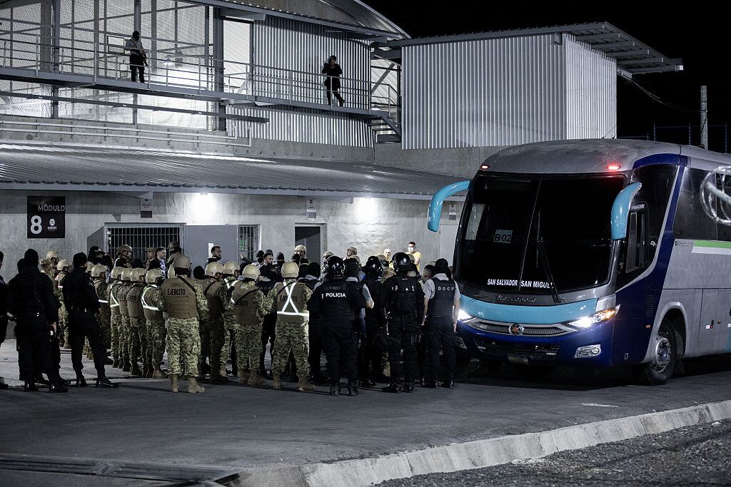 (Photo by El Salvador Press Presidency Office/Anadolu via Getty Images)