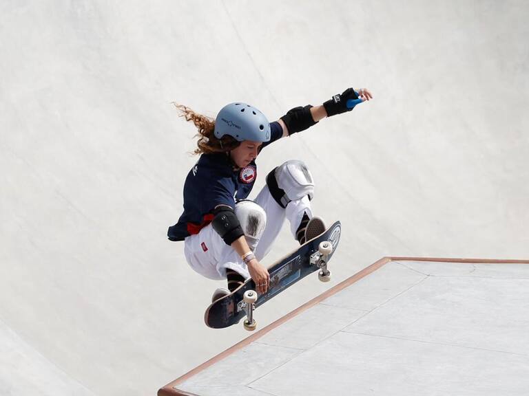 Josefina Tapia quedó eliminada en el Skateboarding al caer en sus tres pasadas en los JJ.OO. de Tokio 2020