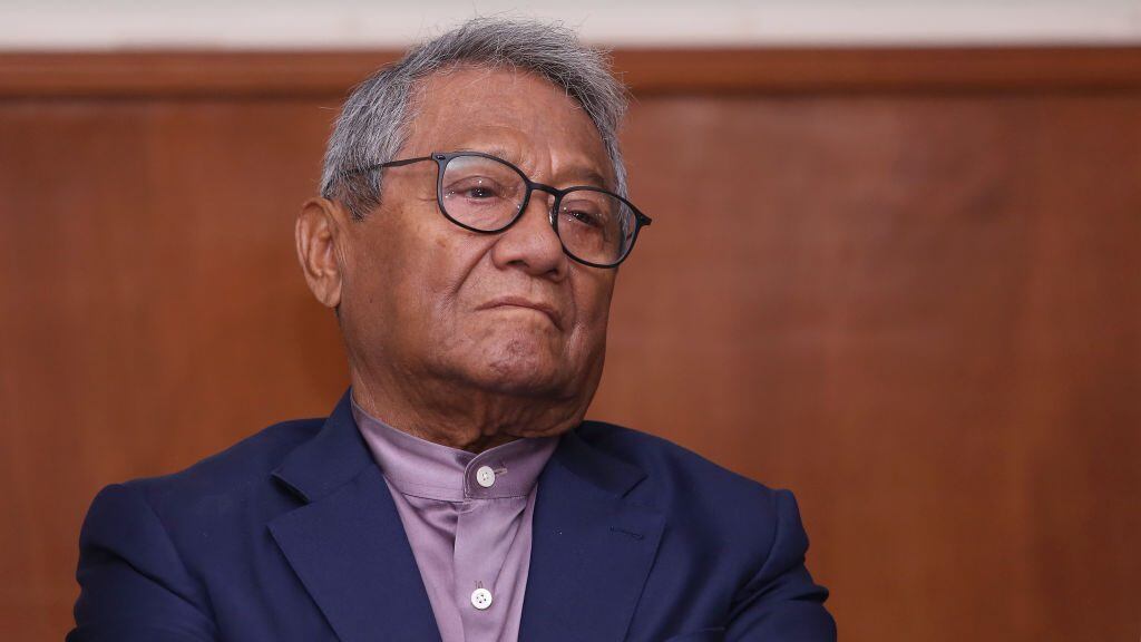 MEXICO CITY, MEXICO - JULY 02: Armando Manzanero during a press conference to present the 'Muy junto a ti' video at SACM on July 2, 2019 in Mexico City, Mexico. (Photo by Adrián Monroy/Medios y Media/Getty Images)
