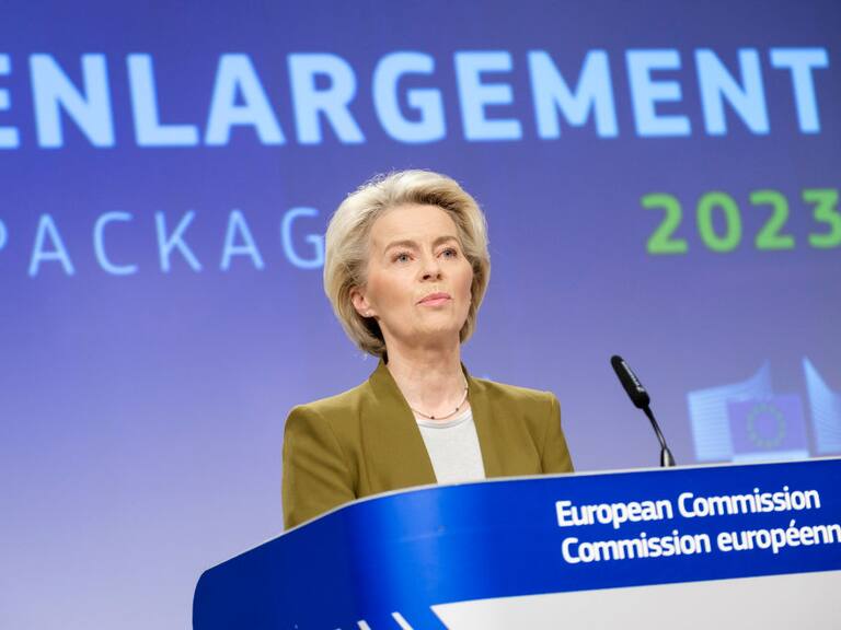 La presidenta de la Comisión Europea Ursula Von Der Leyen