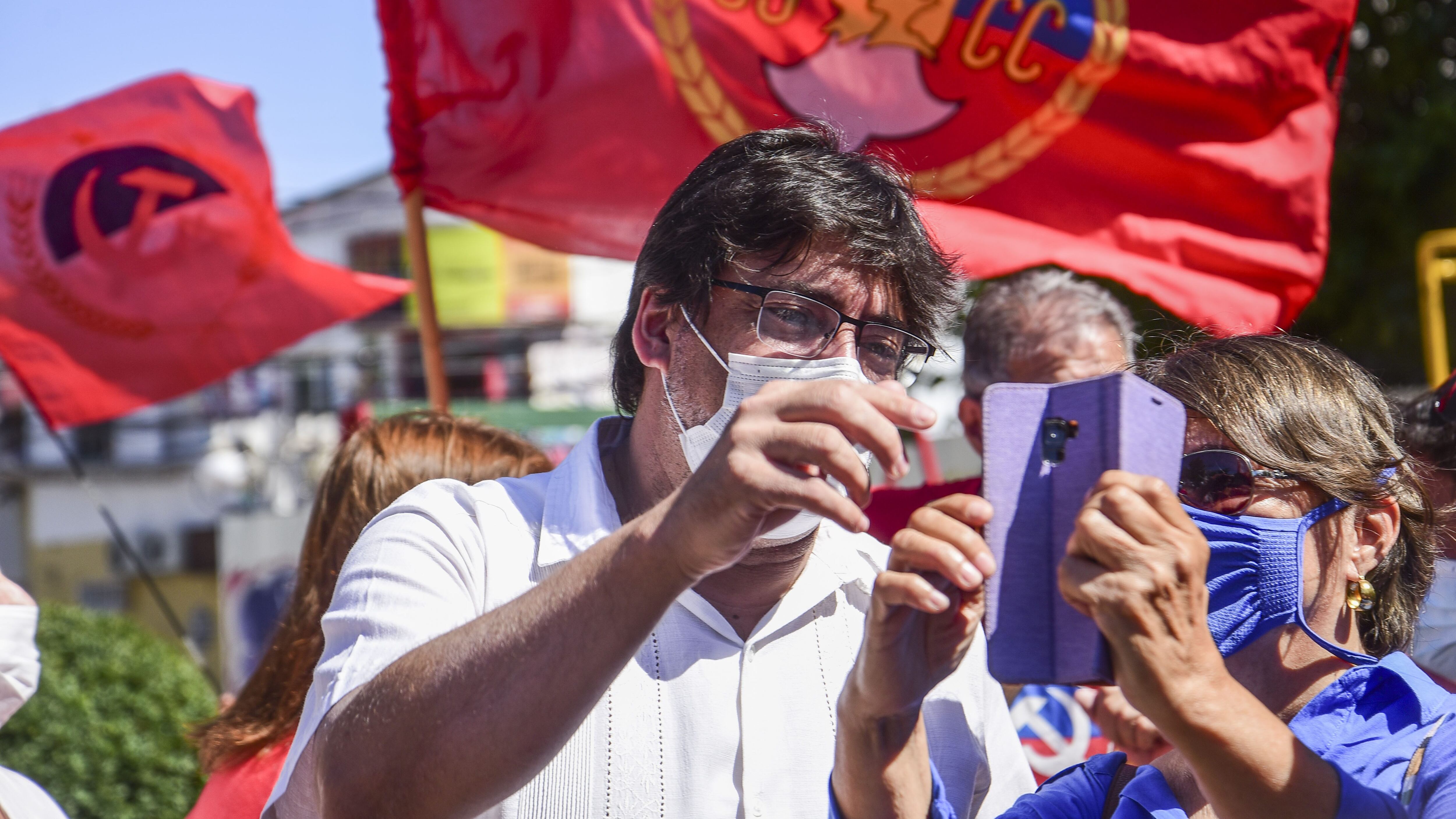 19 DE FEBRERO DE 2021 / QUILPUE, durante lanzamiento de candidatos del partido comunista para las comunas de Marga-Marga para las próximas elecciones municipales y constituyentes, donde asistió también el Candidato a la Presidencia Daniel Jadue.