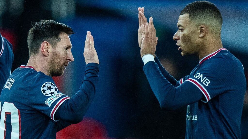 Champions, PSG - Brujas. Messi Mbappé