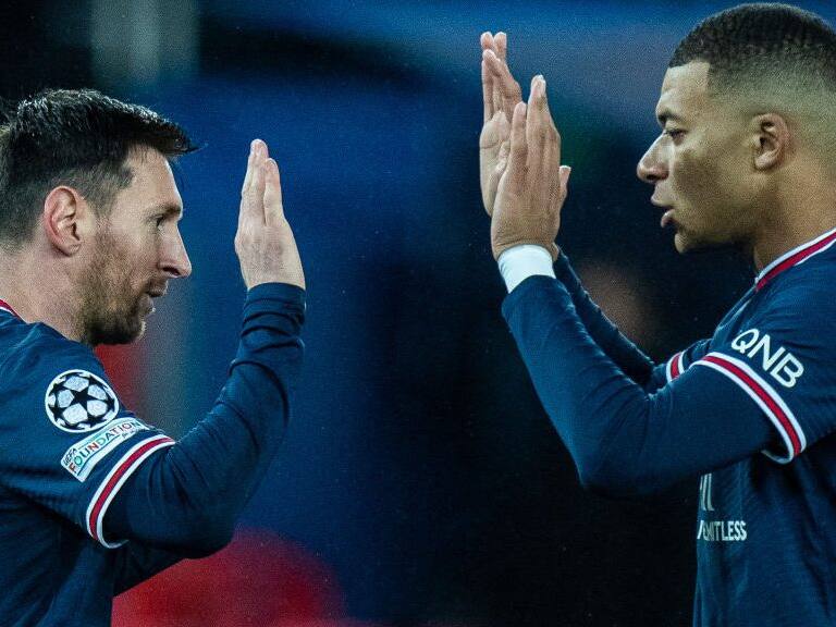 Champions, PSG - Brujas. Messi Mbappé