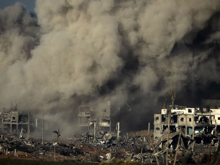 La destrucción de la Franja de Gaza por los ataques aéreos de Israel