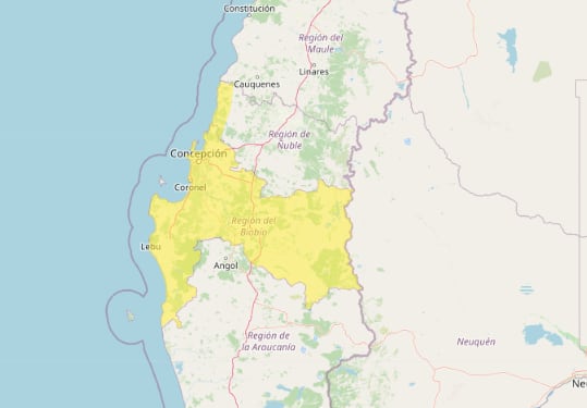 Mapa referencial.