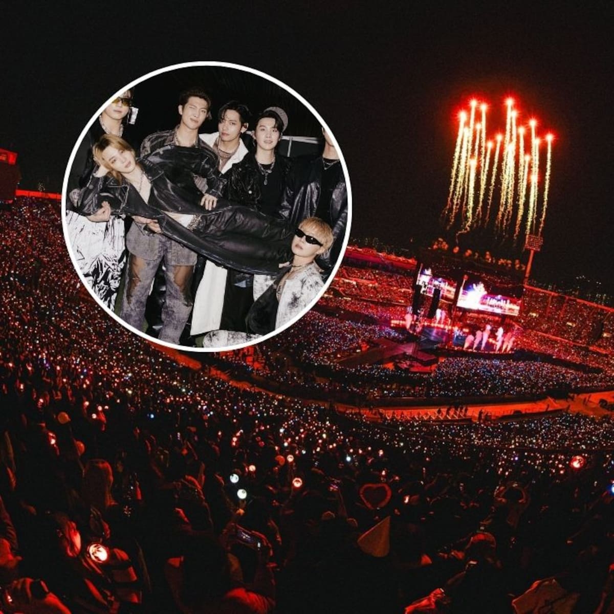 “Se escuchó la raj...”: captan impactante registro desde fuera del Estadio Nacional durante show de BTS en Chile