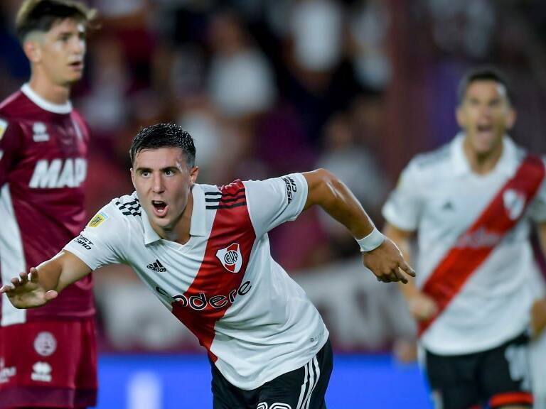 Paulo Díaz dijo presente en ajustado triunfo de River Plate sobre Lanús por la Liga Argentina