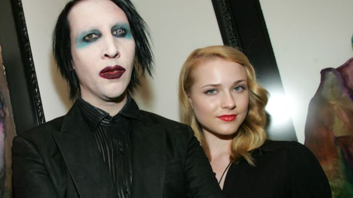Marilyn Manson y Evan Reachel Wood en 2006